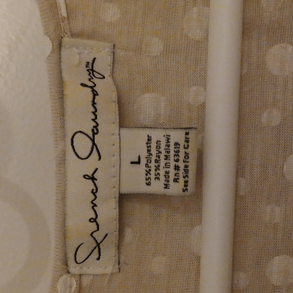 French Laundry Polka Dot Sleeveless Top - Picture 2 of 3